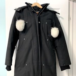 MOOSE KNUCKLES Black Parka